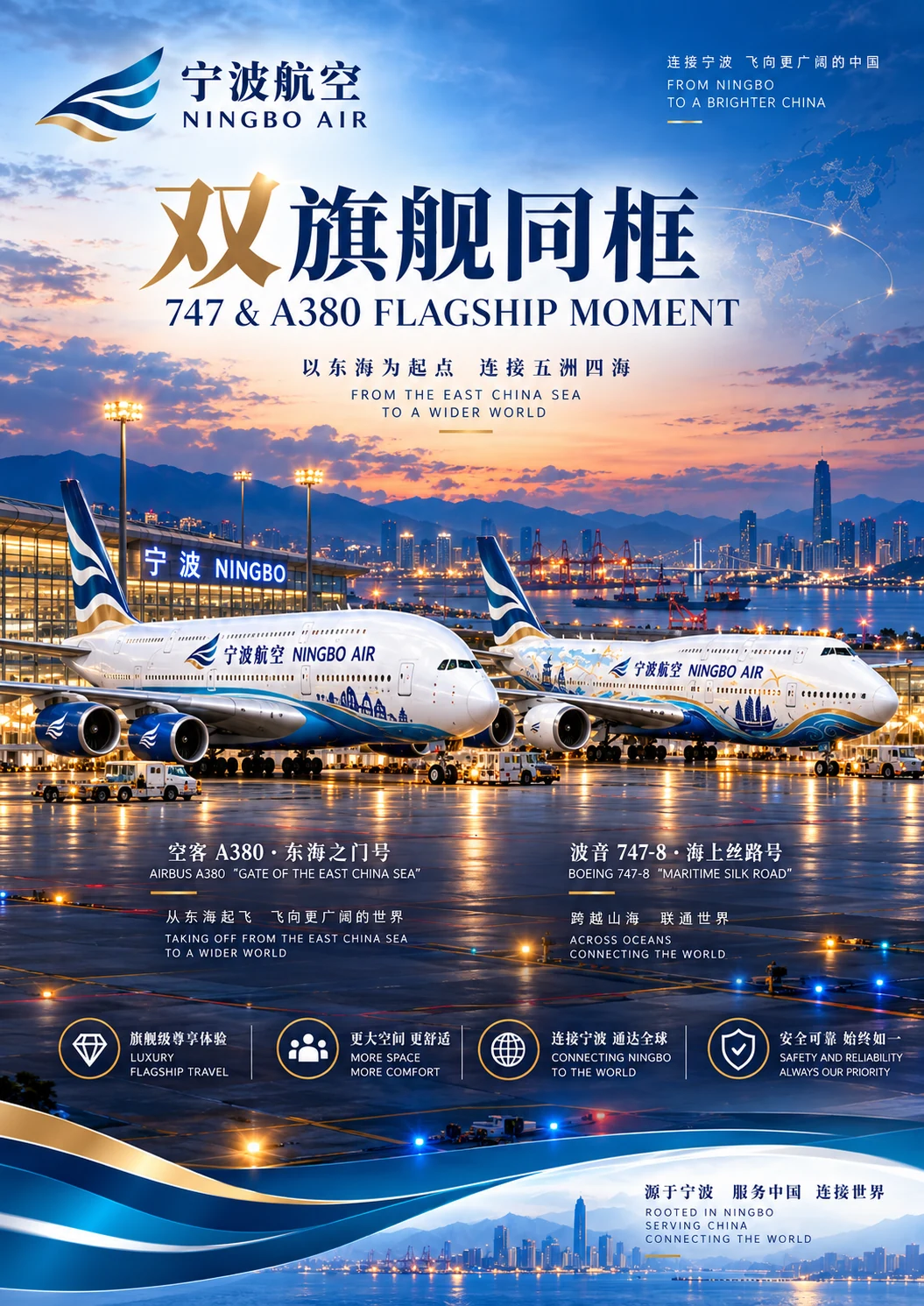 宁波航空双旗舰